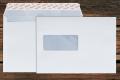 [33599] Briefhüllen mit Fenster C5 162x229 mm Haftklebend Hochweiß 100 g/qm Lasergeeignet